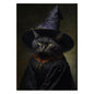 Retro Crow Witch Bat Skull Dark Academia Gothic Victorian Style Wall Art Canvas Painting Poster Print Halloween Gifts Room Decor
