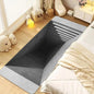 3D Optical Illusions Stone Staircase Pond Runner Rug Funny Hole Home Decor Floormat Non-Slip Soft Carpet for Hallway Living Room