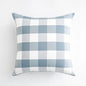 VIKAMA 1pc Light Blue Baby Pillow Cover, Plaid Home Decor, Sofa Cushion Cover Suitable for Sofa and Interior Home Decoration