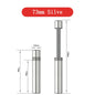 Adjustable GPU Support Bracket 27–120mm (1.06–4.72 in) White Aluminum Graphics Card Anti-Sag Holder