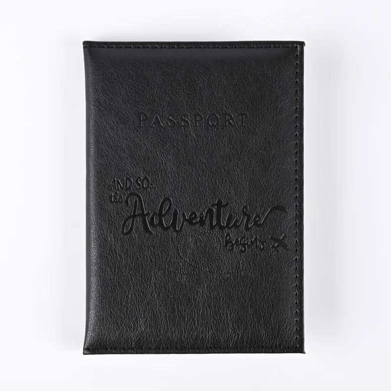 PU Leather Passport Holder Wallet – Travel Passport Cover & Card Case for Women and Men