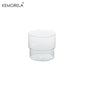 KEMORELA 290ML Glass Cup Coffee Mug Origami Style Heat Resistant Vintage Drinkware Smoothie Shot Transparent Wine Ice Beer