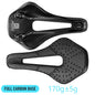 3D Printed Carbon Fiber Bicycle Saddle 255x150mm (10 x 5.9 in) – Ultralight Hollow Breathable MTB & Road Bike Seat