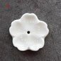 Cherry Blossom Ceramic Incense Burner Sakura Incense Stick Holder Aromatherapy Censer Home & Office Decor