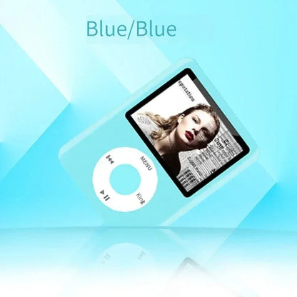 Kawaii Cartoon Mini MP3 Player — Portable Anime Walkman, USB Rechargeable with External Speaker
