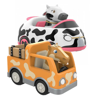 La Granja De Zenon Bartolito Pull Back Car Toy for Kids 1-3 Years