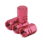 Aluminum Alloy Tire Valve Stem Caps — Dustproof Valve Caps for Car Motorcycle Bicycle (1.6 x 1.0 cm / 0.63 x 0.39 in)