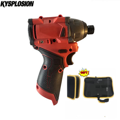 12V Brushless Cordless Electric Screwdriver & Multi-Function Lithium-Ion Drill Driver Set Compatible with 12V Compact Batteries