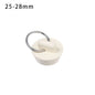 Universal Rubber Sink & Bathtub Drain Stopper Plug — Leakproof Floor Drain Strainer, White