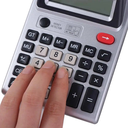 Dual-Screen 12-Digit Financial Calculator Large Display Portable Accounting Calculator