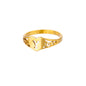 Fashion Hollow Initial Letter Heart Rings For Women Gold Color Stainless Steel A-Z Letter Ring Aesthetic Wedding Jewelry Gift