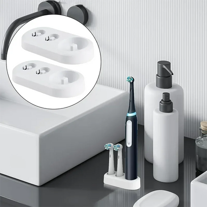 Universal Electric Toothbrush Holder - Replacement Stand Base & Toothbrush Organizer for Bathroom Storage