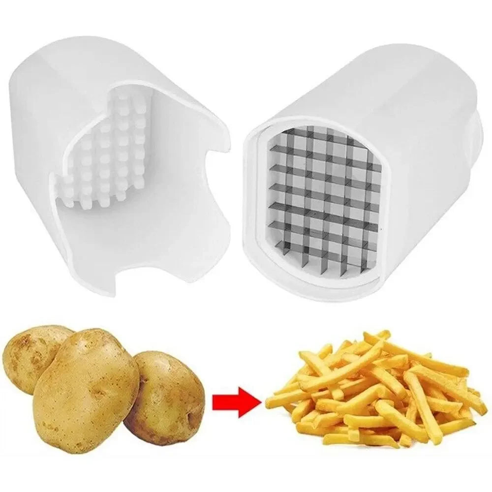 French Fry Cutter Potato Slicer Veggie Dicer with Stainless Steel Blade