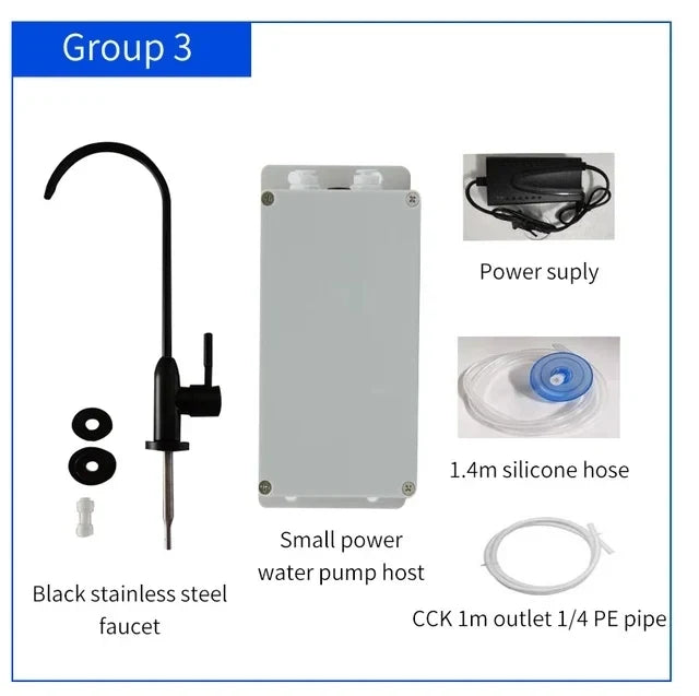 Electric Water Pump Faucet Galley Automatic Water Suction Pump 12V 1.5 L/ min Caravan Motorhome Boat Kitchen Water Pump