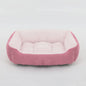 Plush Square Pet Bed for Dogs & Cats, Calming Kennel Sofa Cushion in Multiple Sizes (XS-XXL)