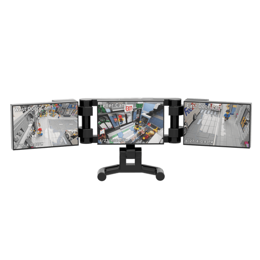 Security Monitors - Custom Printed Minifig Scale - Made using LEGO® bricks
