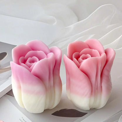 3D Tulip Silicone Mold for Candle Making, Soap, Resin & Plaster Crafts