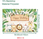 Jungle Safari Disposable Tableware Paper Plates Cups Animal 1st Wild One Birthday Party Decor kids Baby Shower Supplies Woodland
