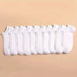 10PCS Men’s Mid-Calf Cotton Socks – Solid Color, Versatile for All Seasons