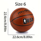 Rubber Basketball for Adults & Youth — Indoor/Outdoor, Sizes 4/5/6/7