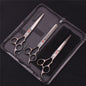 7-Inch (19.5 cm) Stainless Steel Pet Grooming Scissors Kit – Straight, Thinning, Chunker & Curved Shears