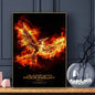 Classic Movie The Hunger Games Poster Sticky Wall Art Printing Waterproof Home Living Bed Room Bar Aesthetic Decor