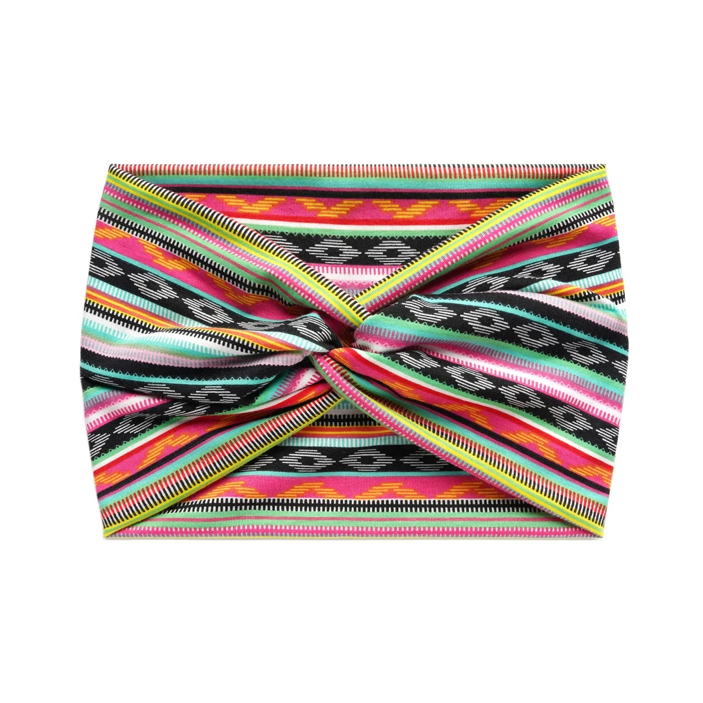 Extra Large Twisted Turban Headband for Women Wide Boho Yoga Workout Hair Band