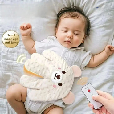 Baby Sleep Aid Palm Pillow with Remote — Soothing Plush for Newborns & Toddlers