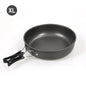 Aluminum Camping Frying Pan with Foldable Handle – Portable Outdoor Hiking Cookware & Picnic Skillet