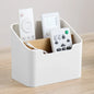 Multi-Function Remote & Cosmetic Organizer Box – TV/AC Remote, Tissue Holder, Desktop Storage (5.63 x 3.62 x 4.72 in / 14.3 x 9.2 x 12 cm)