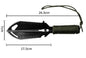 6-in-1 Folding Survival Shovel — Portable Camping, Hiking & Garden Tool with Saw, Knife, Ruler and Hex Wrench