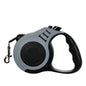 Retractable Dog Leash 3m/5m (9.8ft/16.4ft) Nylon Rope with Quick-Release ABS Case and Paw Print Keychain