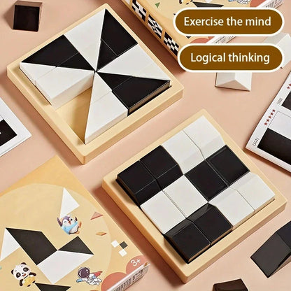 120 Level Hidden Block Puzzle 6 Years ABS Material Interesting Enhances Logic and Spatial Reasoning Suitable for 6Year Olds