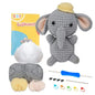 KRABALL Crochet Animal Kit for Beginners With Video Tutorial Cotton Knitting Yarn Thread Needles Hook Knit Tool Set DIY Craft