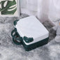 14-Inch Mini Travel Makeup Case — Hard Shell Cosmetic Organizer with Password Lock