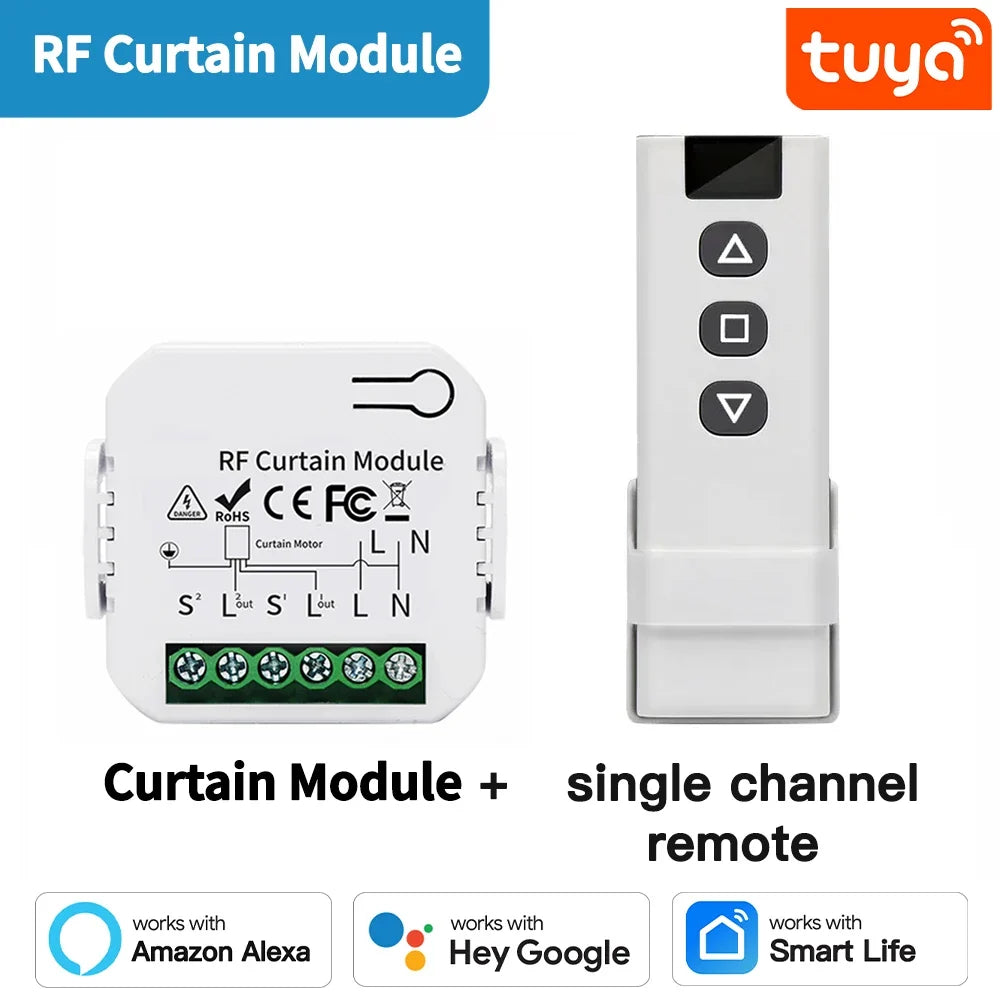 TNCE Tuya Switch Light Curtain Dimmer WIFI Zigbee, Smart DIY MINI Module, Roller Shutter motor Breaker, voice alexa google home