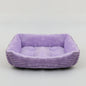 Plush Square Pet Bed for Dogs & Cats, Calming Kennel Sofa Cushion in Multiple Sizes (XS-XXL)