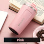 Stainless Steel Vacuum Travel Mug 380ml (12.8oz) & 510ml (17.2oz) Leakproof Thermos for Coffee and Water