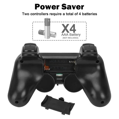 Retro HD 64GB Game Console Stick with Dual Wireless Controllers — 20,000+ Classic Games, Plug & Play