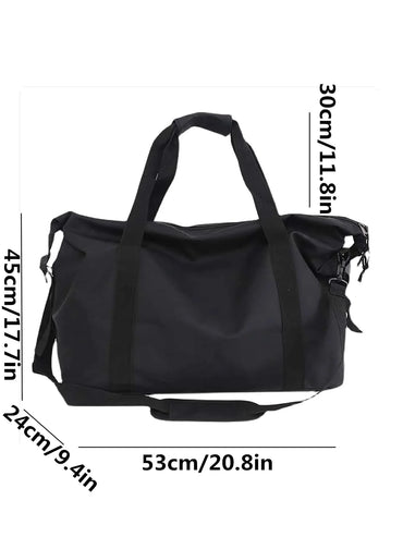 Large Capacity Travel and Gym Duffle Bag Lightweight One-Shoulder Crossbody Handheld Luggage