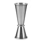 Dual-Sided Stainless Steel Jigger — Double Shot Cocktail Measure Bar Tool