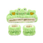 3Pcs Set Makeup Headband Wristband Set Cute Animal Face Wash Cleaning Spa Hairhand for Women