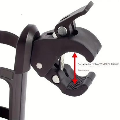Stroller Cup & Phone Holder 2-in-1 Pram Pushchair Bottle Accessory