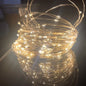 USB Powered Silver Wire Fairy Lights - Waterproof LED String Lights (1–20 m / 3.3–65.6 ft) Warm White Multicolor for Christmas, Wedding & Party