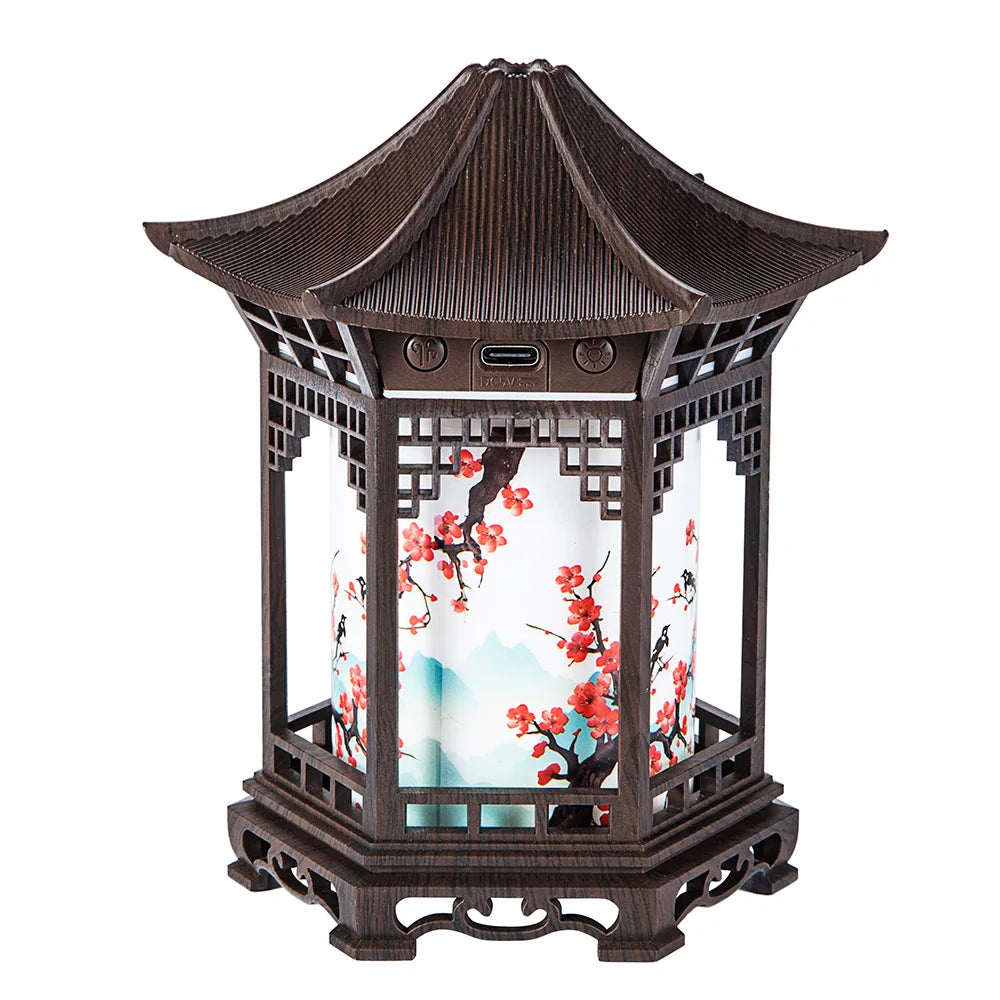 USB-Powered Air Humidifier, Modern Asian Decor, Mini Humidifier, 2 Spray Modes,  Continuous/Mist Modes, Ideal Romantic Gift.