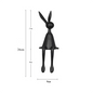 Creative Home Decor Rabbit Statue Abstract Art Sculpture Desk Living Room TV Cabinet Wine Cabinet Handicrafts Ornaments