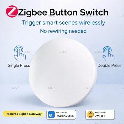 Zigbee Smart Push Button Wireless Scene Switch Ewelink App Remote Control Smart Automation Scenario Switch Work With Zigbee2MQTT