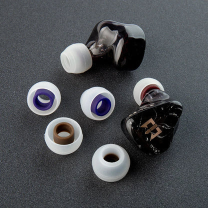 Silicone Earphone Eartips 3 Pairs S/M/L – Replacement Earbud Tips for IEMs & Wired Headsets