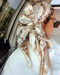 Satin Square Scarf – Elegant 2025 Print Hijab, Shawl & Hair Wrap