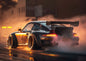 Trending Cars Retro Porsche 911 GT3 RS City Poster and Prints Canvas Painting Wall Art Pictures for Home Living Room Cuadros